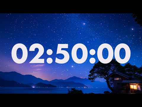 2-Hour 45 Minutes Timer with Soothing Ambient Sounds🎶🌌