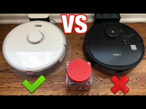 Roborock S5 Max VS Ozmo 950 Pickup Challenge 🥉Who will win? Ecovacs or Roborock?
