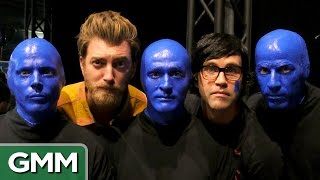 Rhett & Link Join Blue Man Group