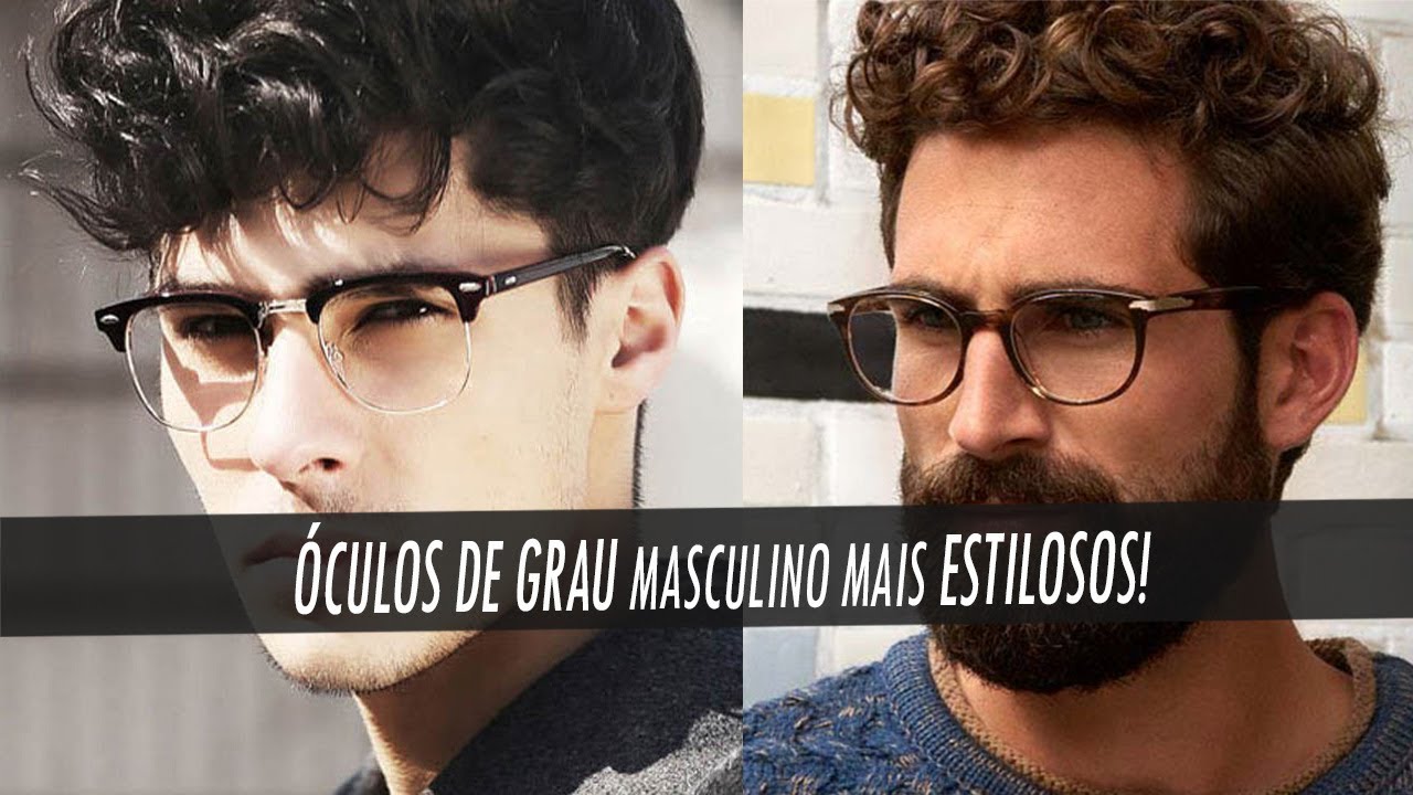 Tipos de Óculos de grau masculino