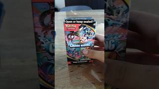should i open it or keep it sealed ? #packopenning #pokemon #pokemoncard #pokemoncards #pokemontcg