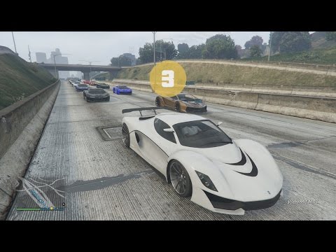 GTA V ONLINE - 30 PLAYER RACE! MOST INTENSE RACE EVER!