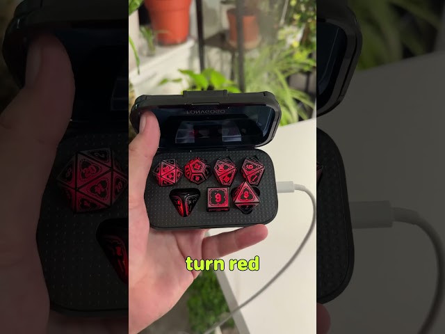 Vídeo relacionado con SIQUK Juego de 7 dados poliédricos para juegos Polyhedral DND Dice Set D4 D6 D8 D10 D12 D20 D% para DND RPG MTG Dungeon and Dragons, rojo llama