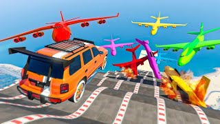 MEGA RAMPA TODOS CONTRA MI!! LOCURA EXTREMA!! - GTA 5 ONLINE