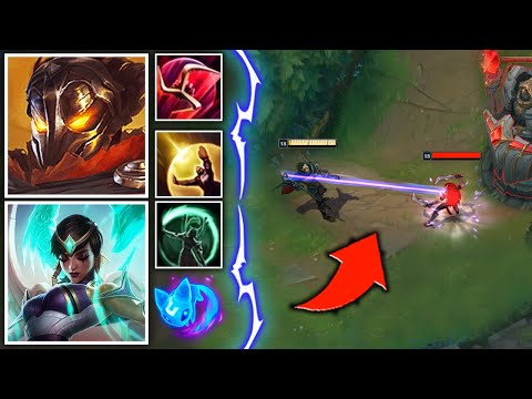 When you have 4 shields and endless movement buffs NO ONE can touch you (viktor + karma bot lane)