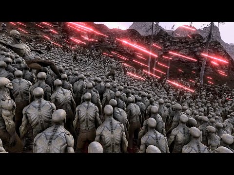 5000 Zombies VS 10000 Tornado Troopers -  Ultimate Epic Battle Simulator 2  - UEBS 2
