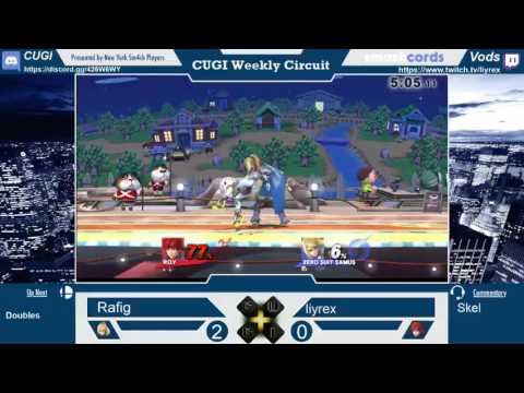Rafig (Zero Suit Samus) Vs. Liyrex (Fox, Roy) CUGI Weekly Circuit 3/28/17 Grand Finals