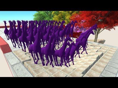 Colors Race To Get A Red Pig #24 - Animal Revolt Battle Simulator