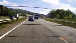 preview picture of video 'BAD DRIVEING A55 NORTH WALES'