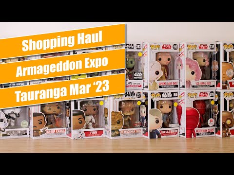 Shopping Haul from Armageddon Expo Tauranga March 2023 - Star Wars & More
