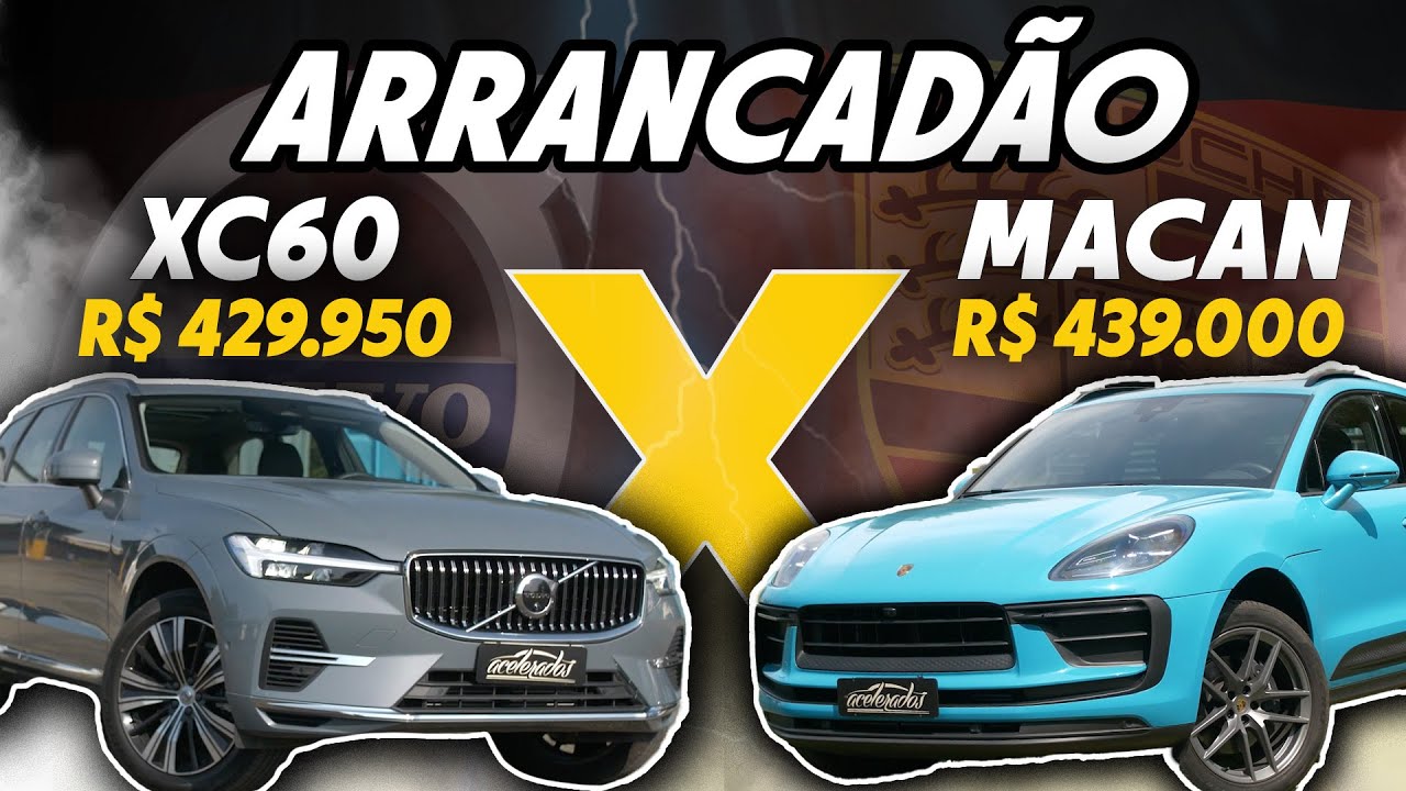 VOLVO VENCE PORSCHE NO ARRANCADÃO? XC60 e Macan de R$ 430 mil se enfrentam na nossa pista! | #95
