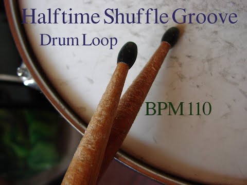 [Drum Loop]Halftime Shuffle groove 110BPM