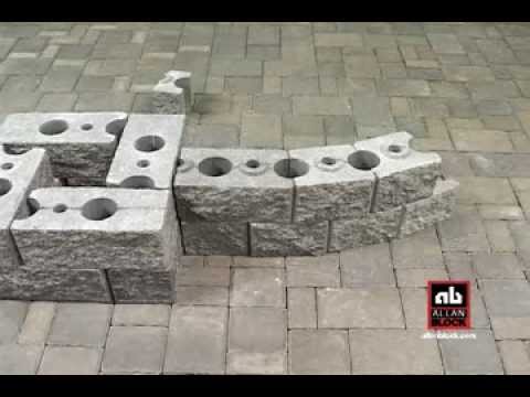 How to Start a Patio Wall Curve