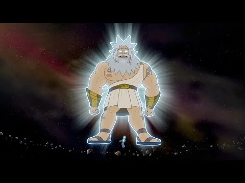 Rick and Morty | Rick vs Zeus Full Fight