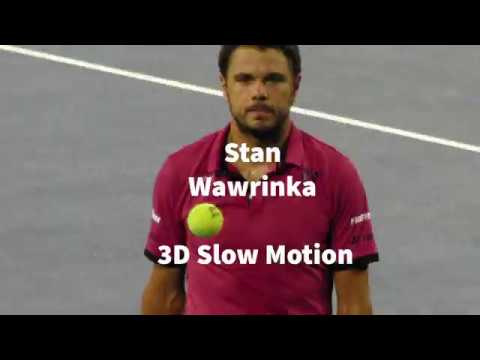 Stan Wawrinka Backhand Slow Mo Kinematics
