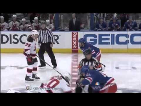 Huge Hockey brawl Mar 19, 2012.(NECRO) JERSEY NY!