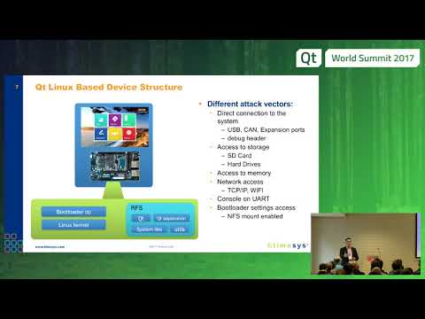 QtWS17 - Securing Qt based Linux Devices, Maciej Halasz, TimeSys