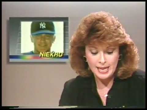 MLB - 1985 - ESPN SportsCenter Tribute To Phil Niekro 300th Win + Interview With Gayle Gardner