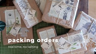 weekly order packaging no bgm, no talking