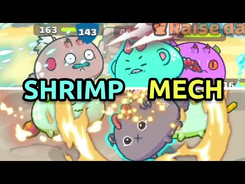 Shrimpiaqua + Acro Mech Top Rank 2450 MMR S19 Gameplay | Axie Infinity