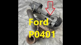 Causes and Fixes Ford P0401 Code: Exhaust Gas Recirculation (EGR) Flow Insufficient