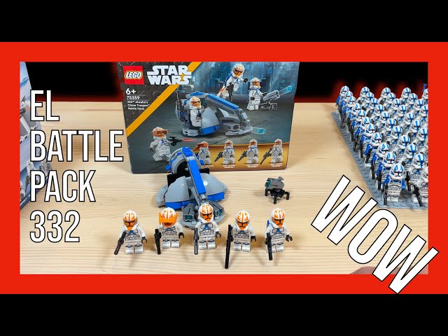 Vídeo relacionado con LEGO 75359 Star Wars Pack de Combate: Soldados Clon de la 332 de Ahsoka, Set de Las Guerras Clon con Vehículo Speeder con Cañones y Minifiguras, Idea de Regalo Pequeño para Niños Mayores de 6 Años