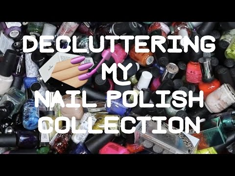 Decluttering My Nail Polish Collection! | KelseeBrianaJai Video