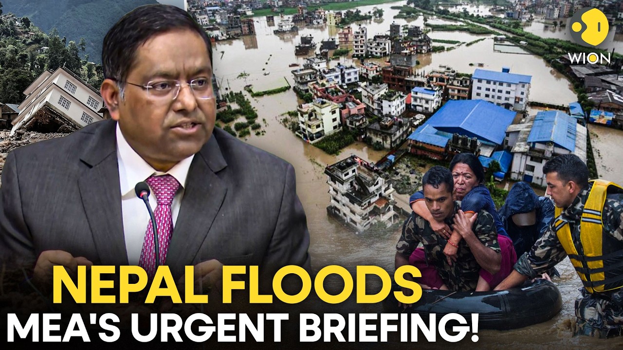 MEA LIVE: India's Foreign Ministry Briefs Media On DEADLY Flood Situation On Nepal | WION