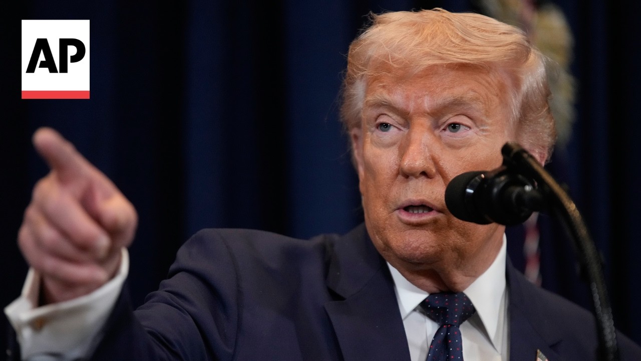 Video | Trump says Iran has Tomahawk missiles when asked about girls school strike