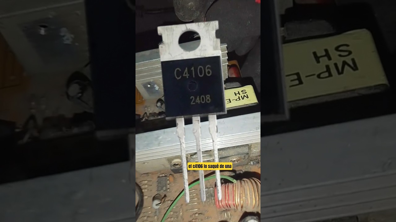 BJT measurement: c4106 (ATX power supply) #datasheet #measurement #electronics #recycling