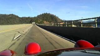 preview picture of video 'Abby the Bugeye on the I5 Lake Shasta Bridge'