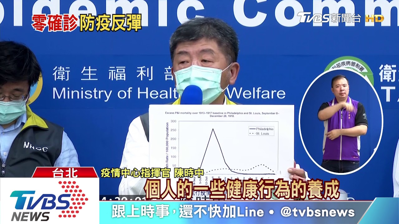 「零確診」回歸 陳時中引西班牙流感籲勿鬆懈