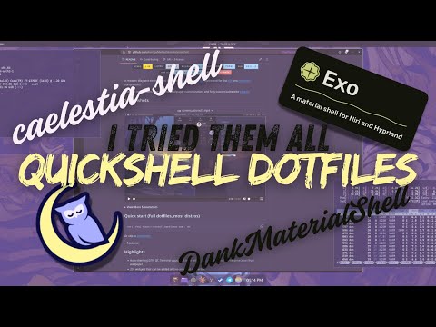 I Tried Every QuickShell Config on GitHub: Which One is For You??