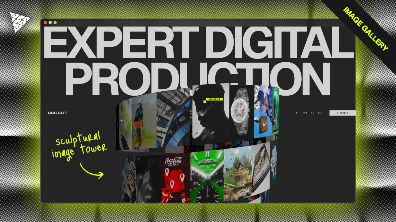 This Scroll-Driven Image Gallery Decided the Third Dimension Was Necessary (3D)