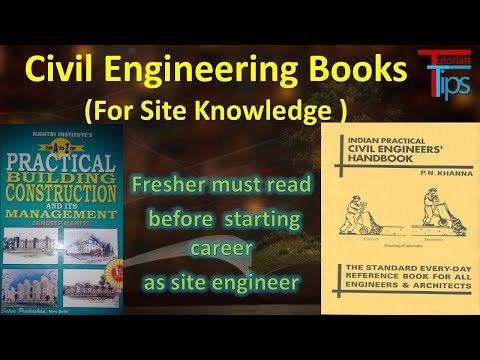 Civil engineering books (for site knowledge )