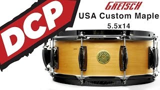 Video Demo: Gretsch Limited Edition USA Custom Maple Snare Drum 14x5.5