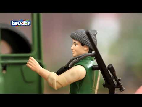 Bruder 62660 BWorld Forester With Dog And Equipment Suitable From 4 years And Up