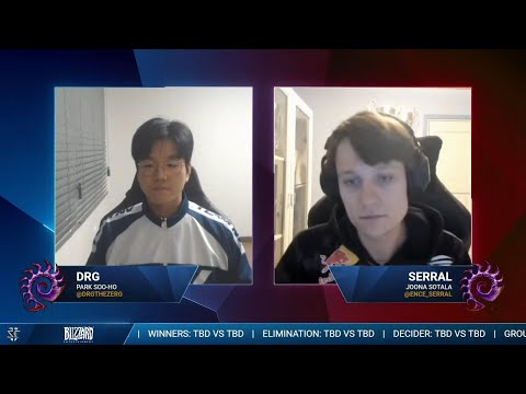 Dreamhack Last Chance, lohko D Serral vs DRG Bo3, Divi-Mirzo selostuksella