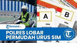 Polres Lombok Barat Permudah Penerbitan SIM di Masa Pandemi
