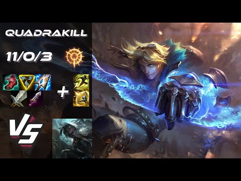BOTTOM Ezreal vs Senna [QUADRAKILL] - EU Challenger Patch 25.S2.4