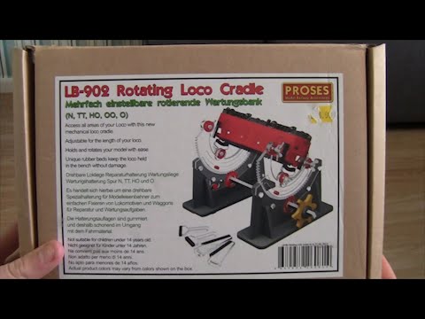 Opening The Proses LB-902 Rotating Loco Cradle