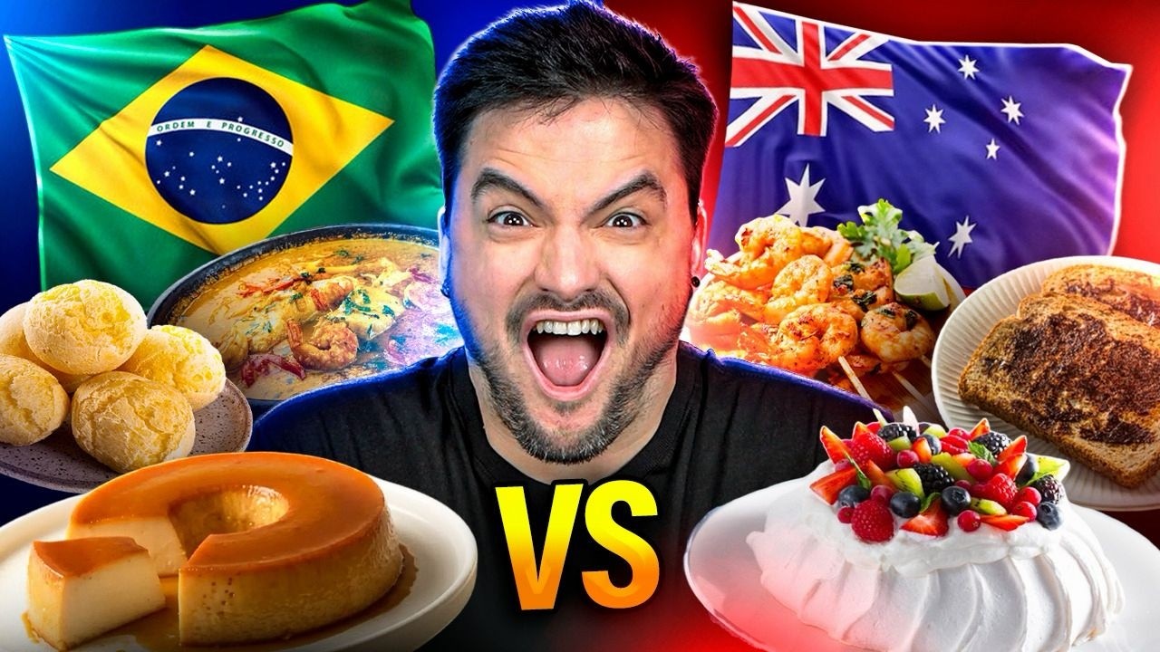 COPA DO MUNDO DE COMIDAS: Brasil x Austrália!