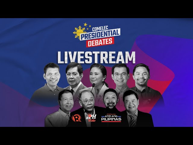 LIVESTREAM: Comelec’s PiliPinas Debates for presidential candidates – April 3