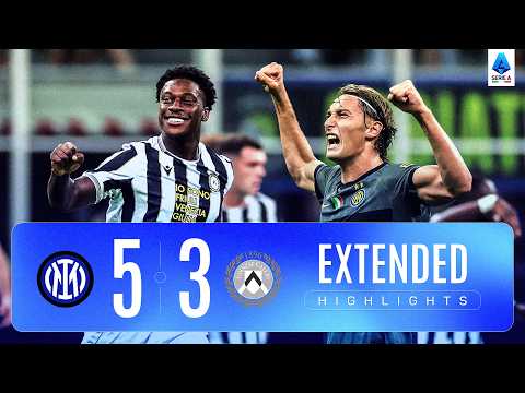 INTER-UDINESE 5-3 | EXTENDED HIGHLIGHTS | SERIE A 2026/27