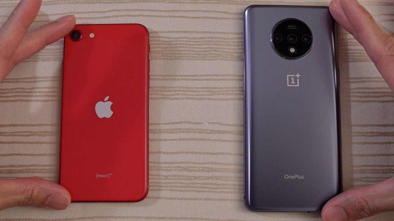 iPhone SE 2020 vs OnePlus 7T - Speed Test!