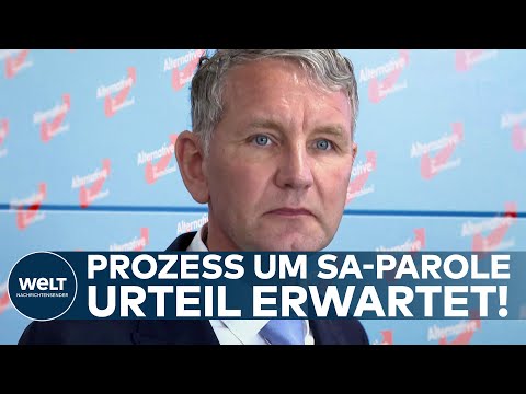 BJÖRN HÖCKE-PROZESS wegen Nazi-Parole: Fällt heute das Urteil gegen den AfD-Politiker?