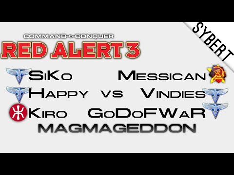 SiKo, Happy, Kiro vs Messican, Vindies, GoW - Magmageddon - Red Alert 3