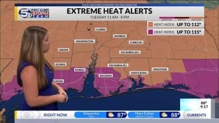 Heat Warnings and Advisories in Place | First Alert Storm Team Midday Forecast 081826