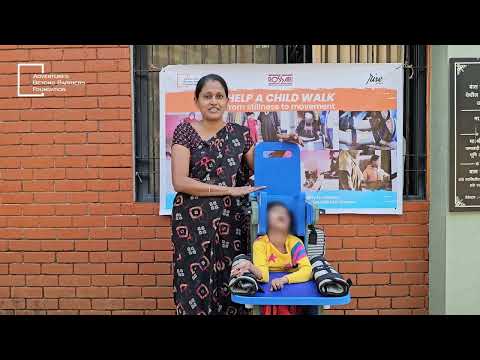 Beneficiary at Help a Child Walk