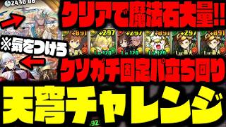 【魔法石大量】今回の『固定PT』ガチの最強なんだけどWWWWWWW【天穹チャレンジ】【ダックス】【パズドラ実況】